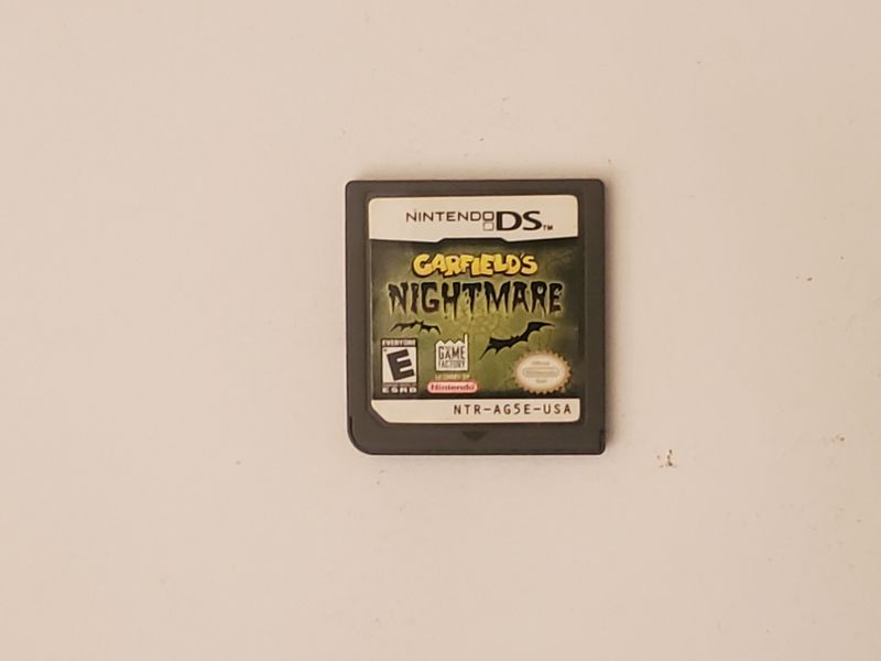 Nintendo DS Garfield's Nightmare video game