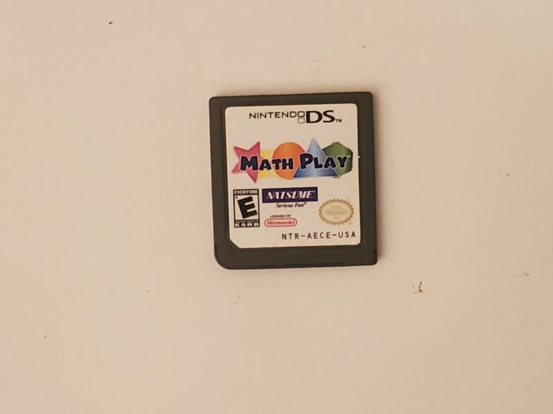 Nintendo DS Math Play video game