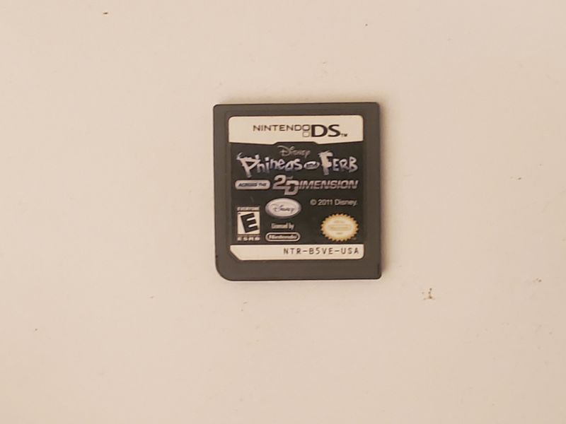 Nintendo DS Phineas and Ferb: Across the 2nd Dimension video game