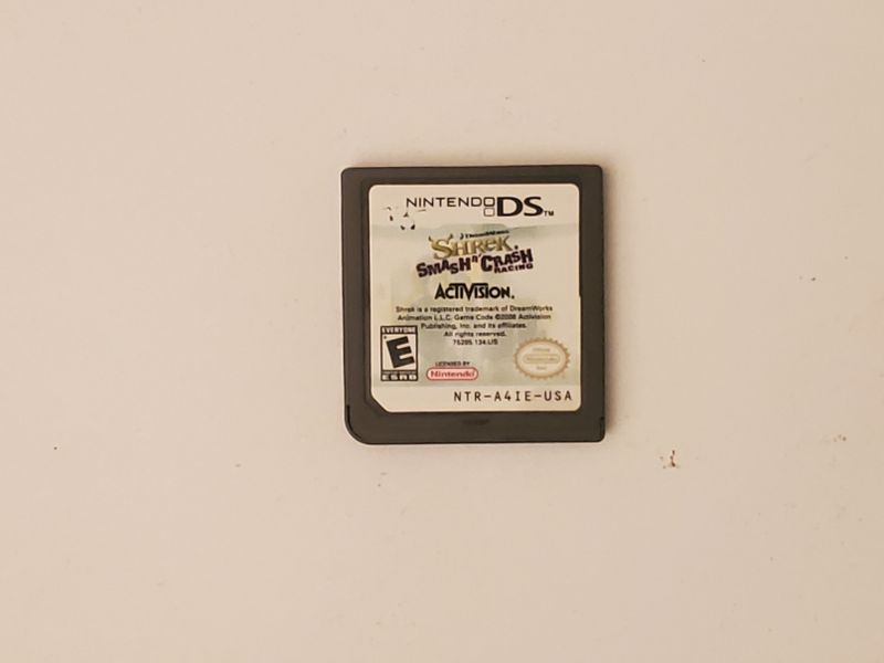 Nintendo DS Shrek Smash n' Crash Racing video game