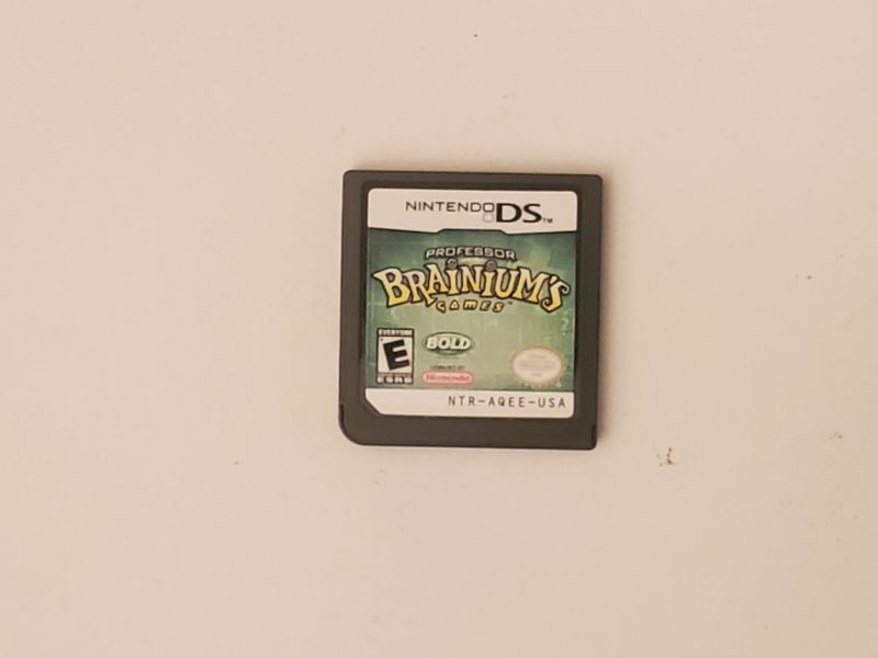 Nintendo DS Professor Brainium's Games video game