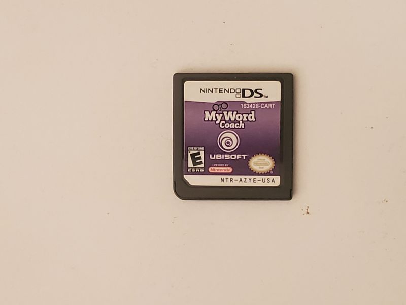Nintendo DS My Word Coach video game