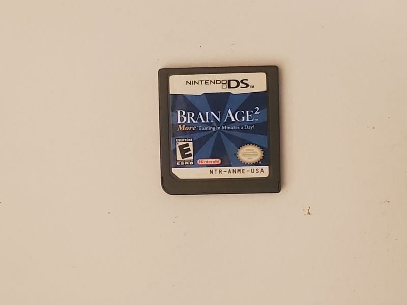 Nintendo DS Brain Age 2: More Training in Minutes a Day! video game