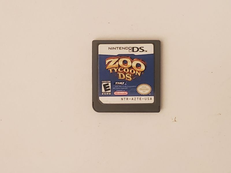 Nintendo DS Zoo Tycoon DS video game