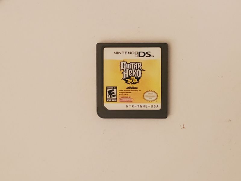 Nintendo DS Guitar Hero On Tour video game