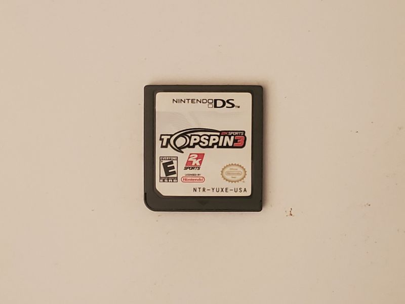 Nintendo DS Top Spin 3 video game