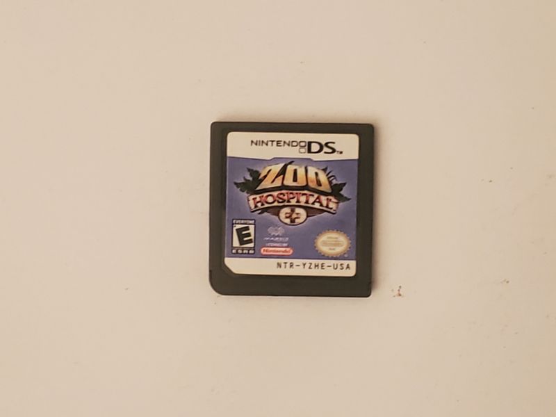 Nintendo DS Zoo Hospital video game