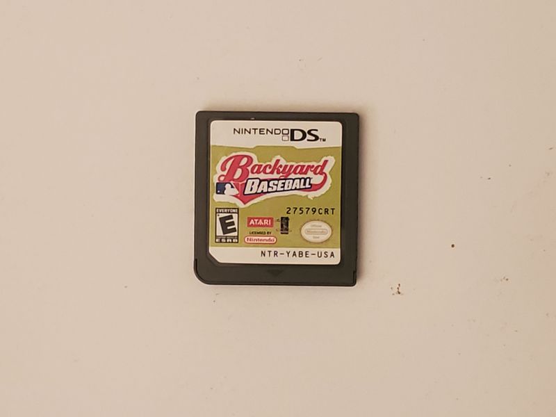 Nintendo DS Backyard Baseball video game