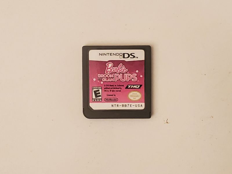 Nintendo DS Barbie Groom and Glam Pups video game