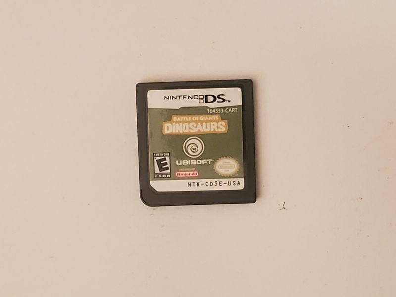Nintendo DS Battle of Giants Dinosaurs video game
