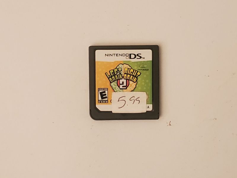 Nintendo DS Left Brain Right Brain 2 video game