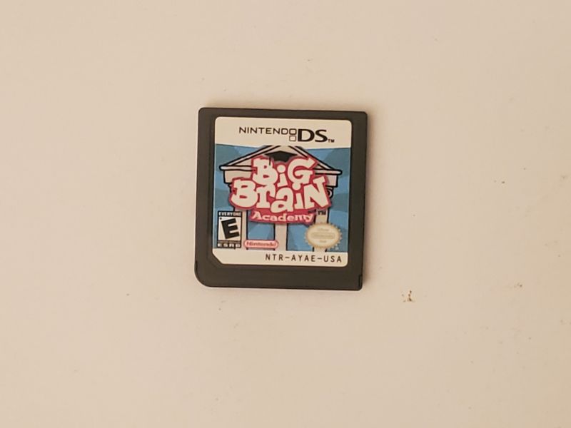Nintendo DS Big Brain Academy video game