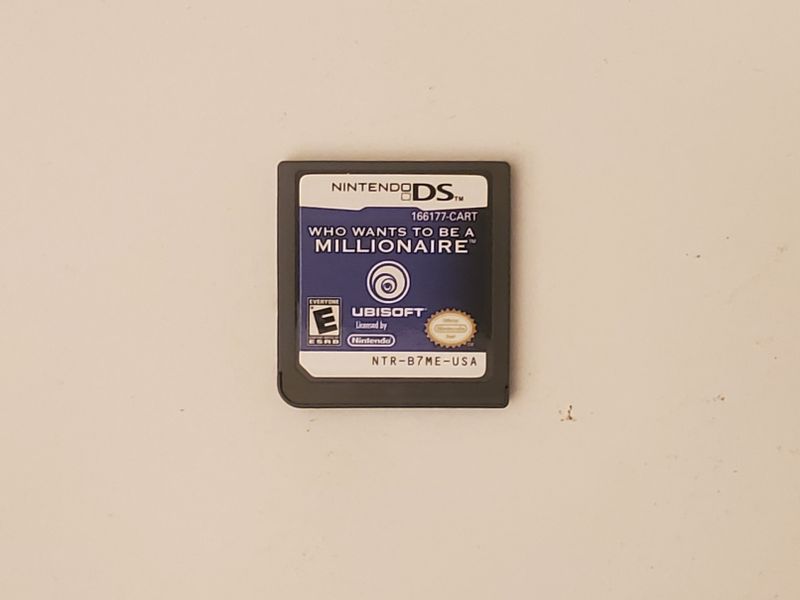 Nintendo DS Who Wants to Be a Millionaire video game