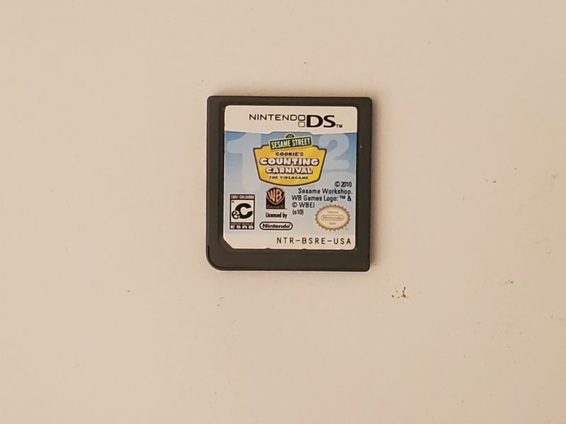 Nintendo DS Sesame Street: Cookie's Counting Carnival video game