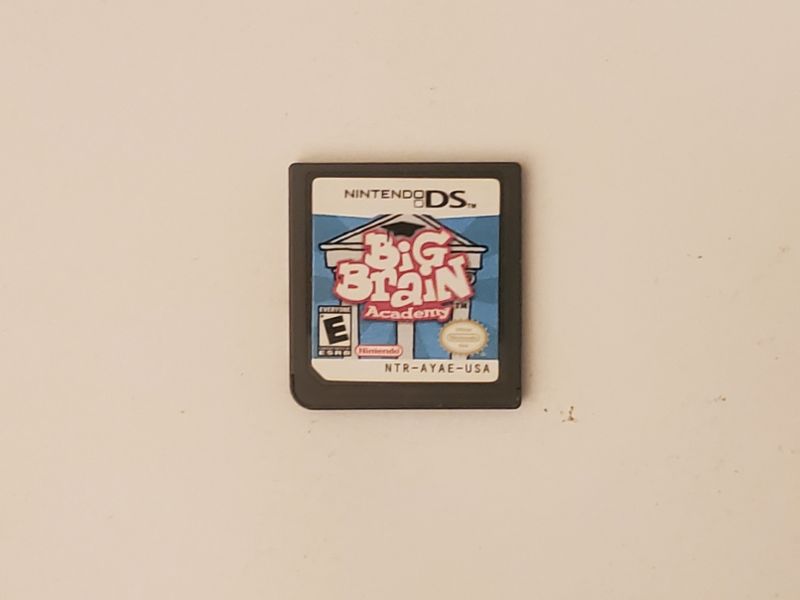 Nintendo DS Big Brain Academy video game