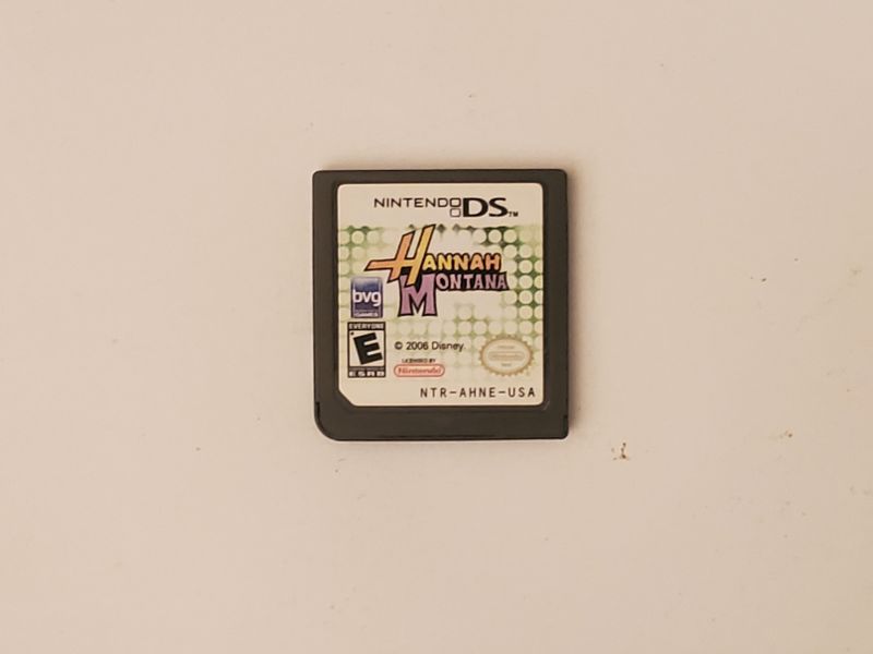 Nintendo DS Hannah Montana video game
