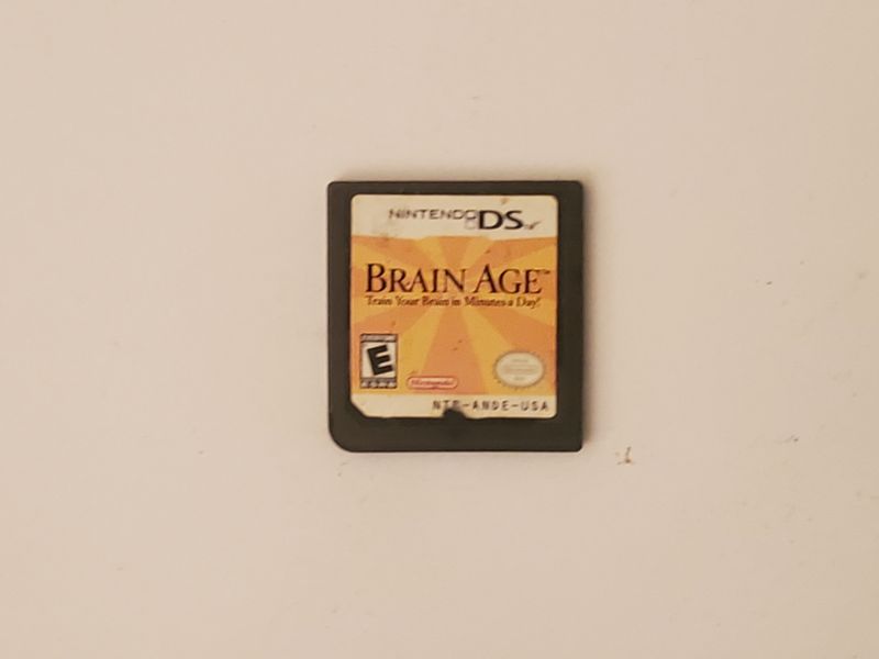 Nintendo DS Brain Age: Train Your Brain in Minutes a Day! video game