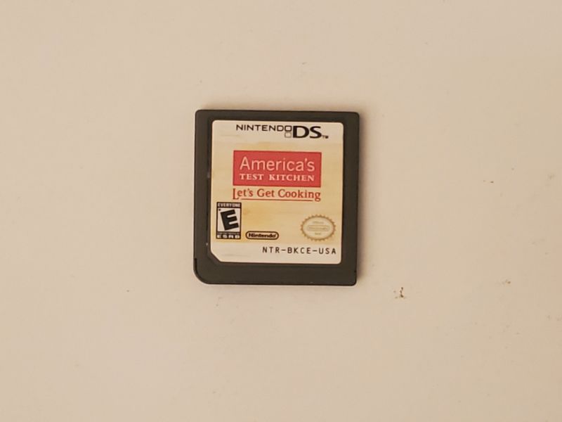 Nintendo DS America's Test Kitchen Let's Get Cooking video game