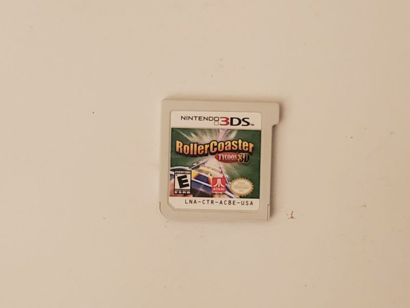 Nintendo 3DS RollerCoaster Tycoon 3D video game