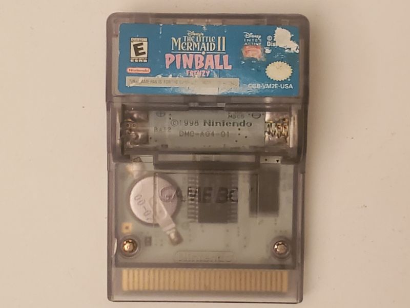 Nintendo Game Boy Color Disney's The Little Mermaid II: Pinball Frenzy video game