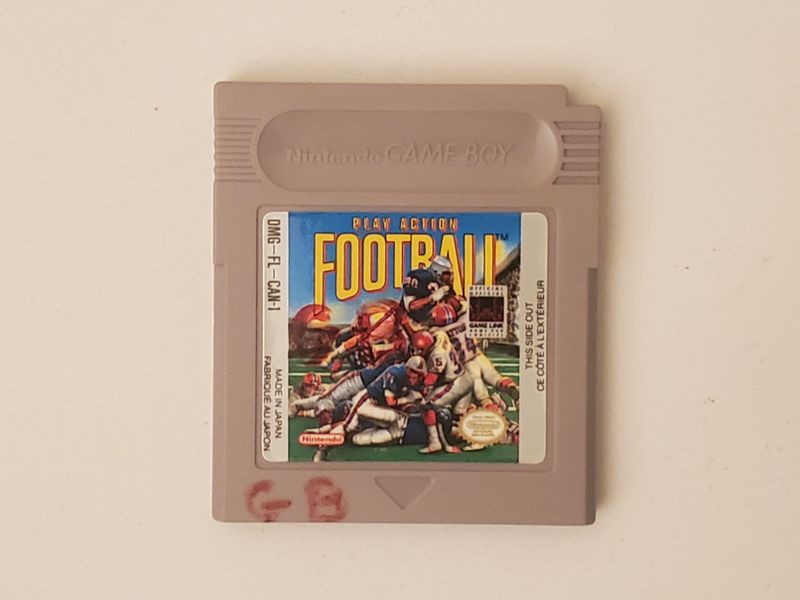 Nintendo Game Boy Play Action Football video game