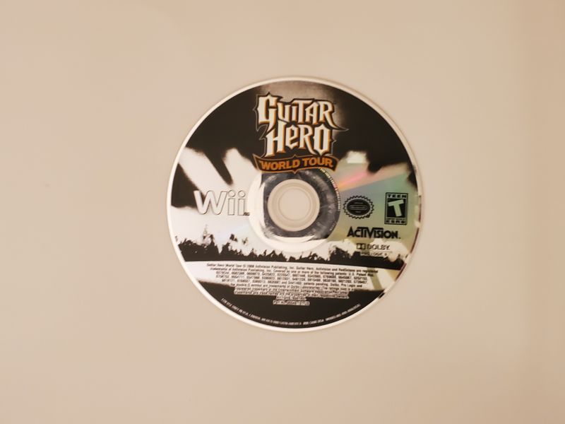 Nintendo Wii Guitar Hero World Tour video game