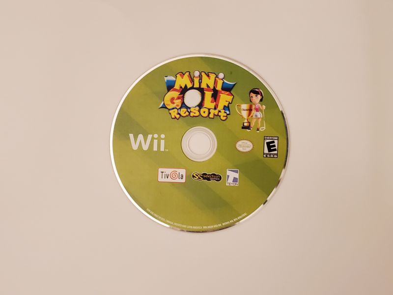 Nintendo Wii Mini Golf Resort video game