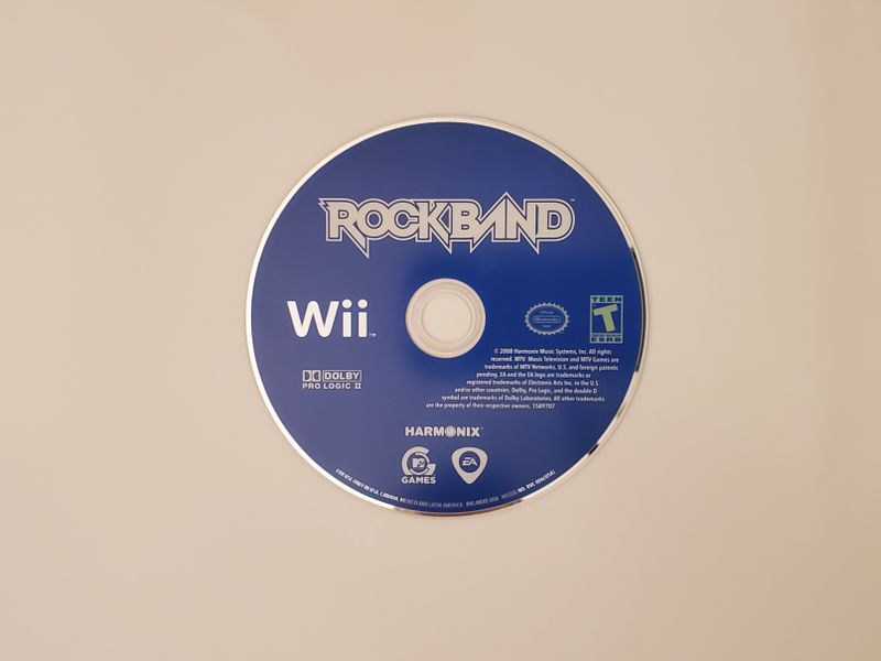 Nintendo Wii Rock Band video game