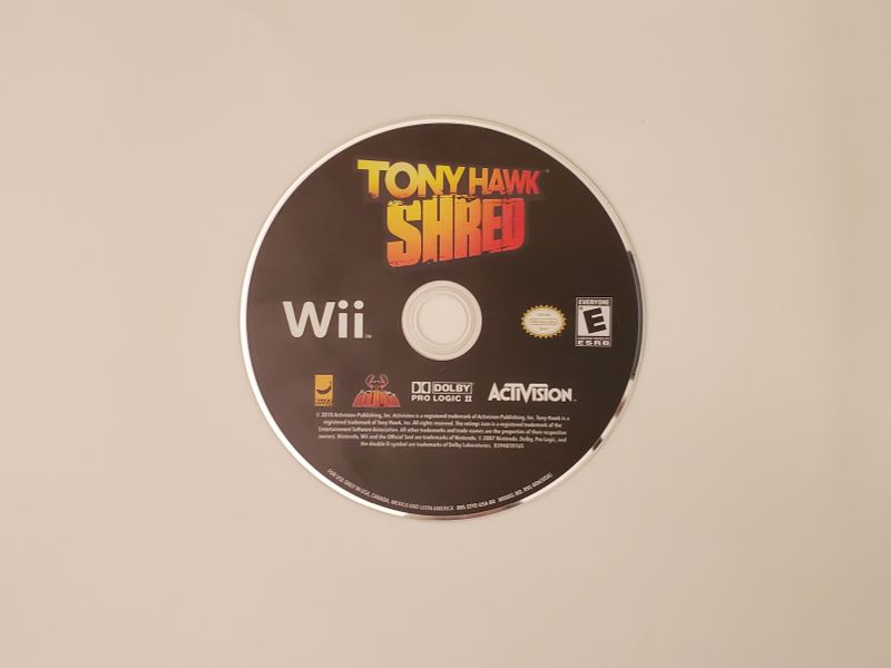 Nintendo Wii Tony Hawk: Shred video game