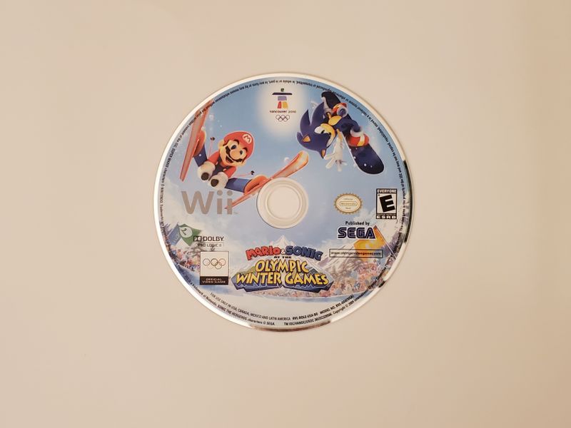 Nintendo Wii Mario & Sonic at the Olympic Winter Games video game