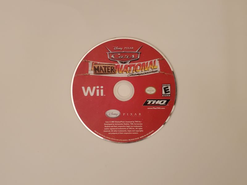 Nintendo Wii Cars Mater-National Championship video game