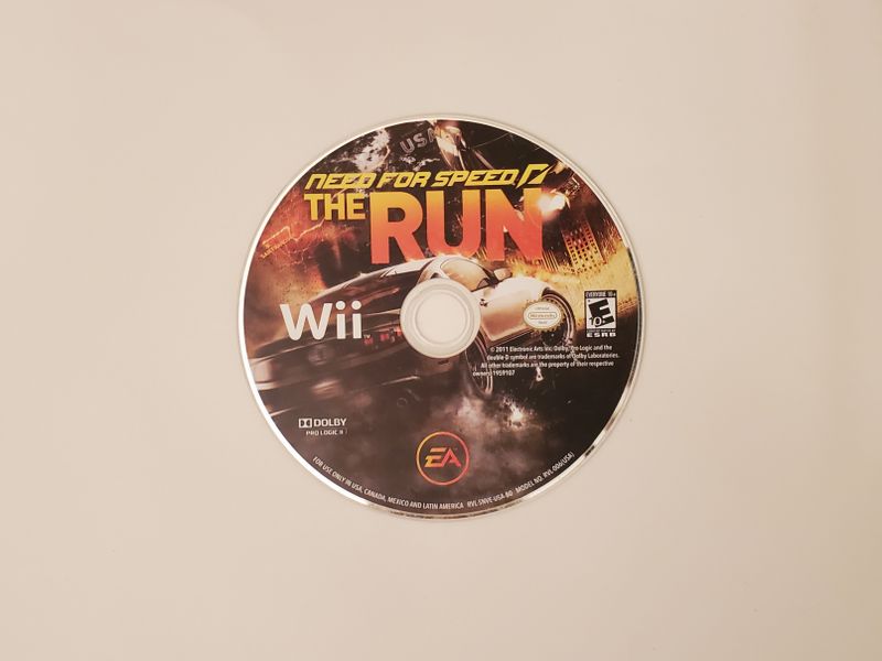 Nintendo Wii Need For Speed: The Run video game
