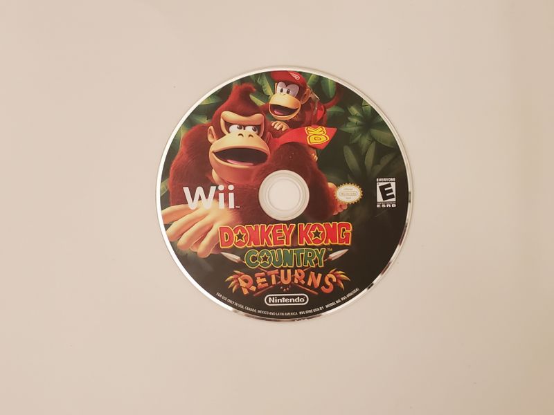 Nintendo Wii Donkey Kong Country Returns video game