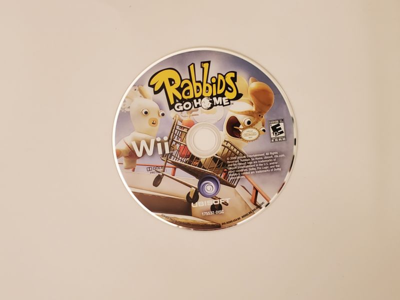 Nintendo Wii Rabbids Go Home video game