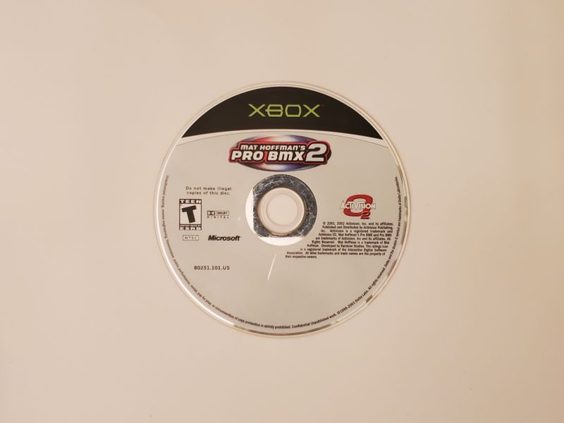 Microsoft Xbox Mat Hoffman's Pro BMX 2 video game