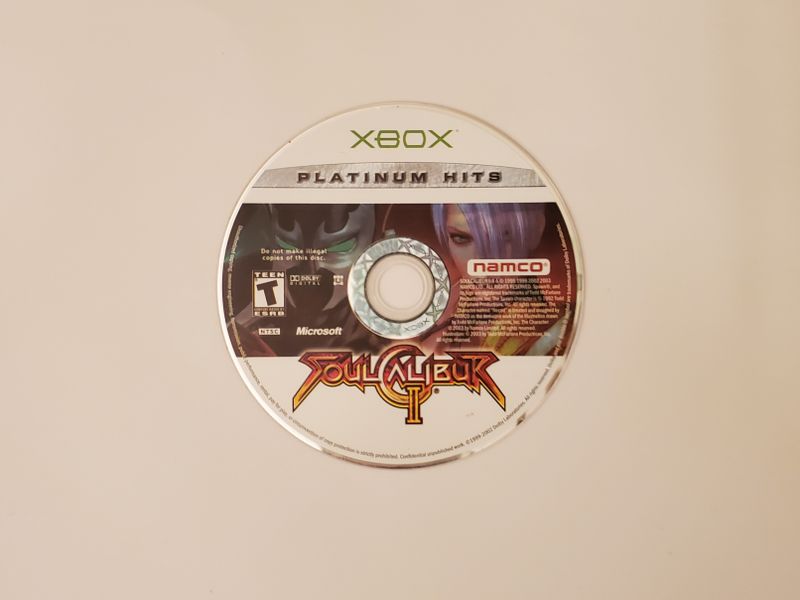 Microsoft Xbox Soul Calibur II [Platinum Hits] video game