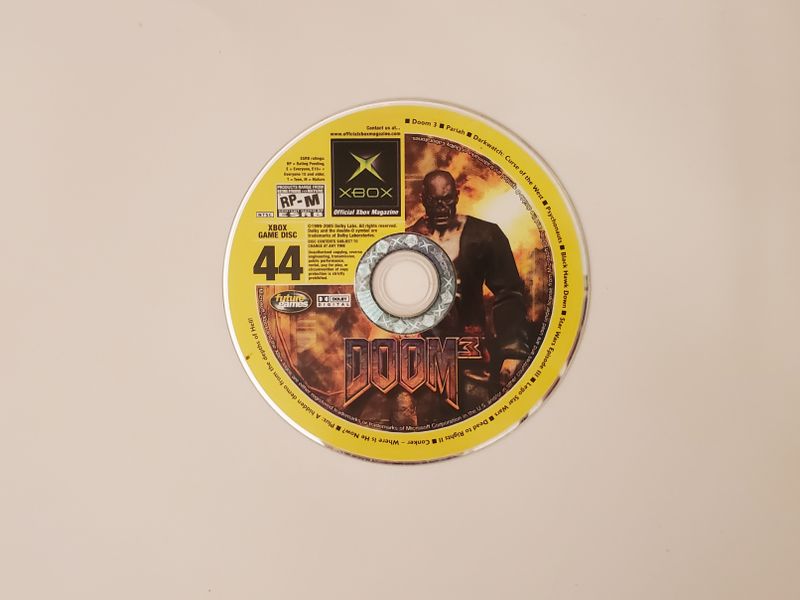 Microsoft Xbox Doom 3 (Official Xbox Magazine Demo Disc 44) video game