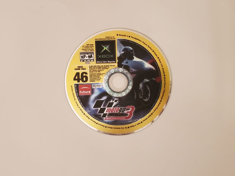 Microsoft Xbox MotoGP 3 (Demo Disc, Official Xbox Magazine, Issue 46) video game