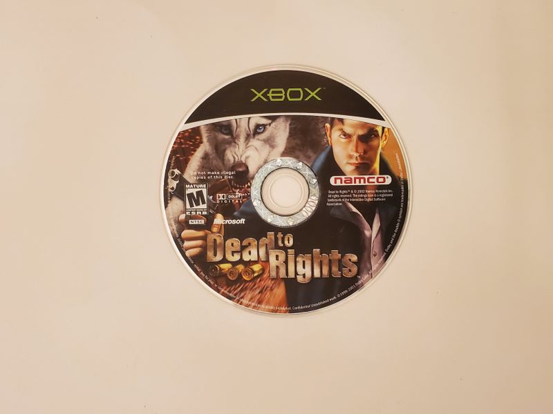 Microsoft Xbox Dead to Rights video game
