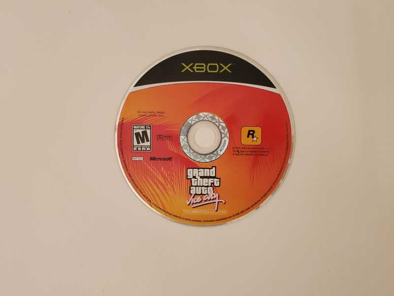 Microsoft Xbox Grand Theft Auto Vice City video game