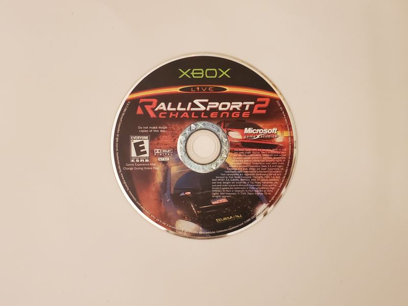 Microsoft Xbox Ralli Sport Challenge 2 video game