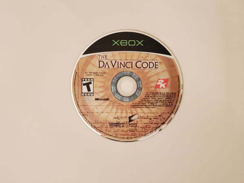 Microsoft Xbox Da Vinci Code video game