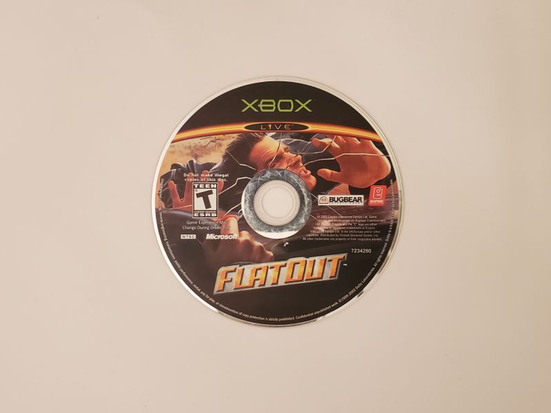 Microsoft Xbox Flatout video game