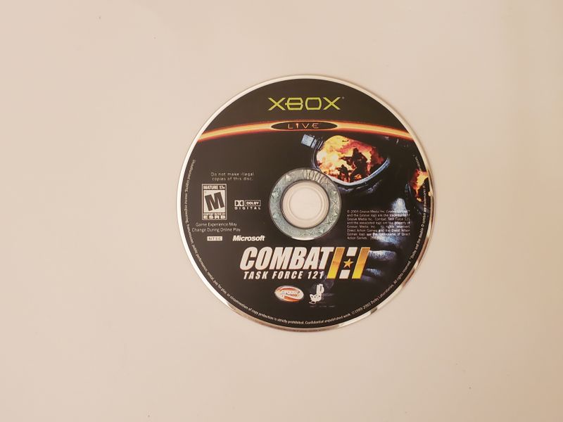 Microsoft Xbox Combat Task Force 121 video game