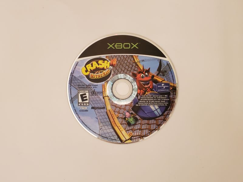 Microsoft Xbox Crash Nitro Kart video game