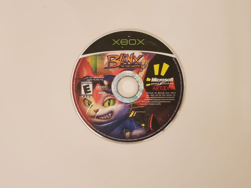 Microsoft Xbox Blinx Time Sweeper video game