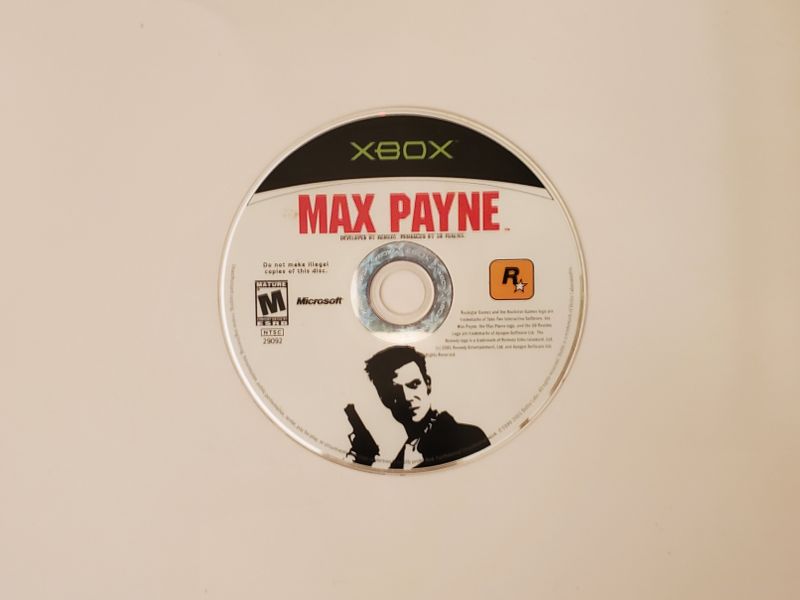 Microsoft Xbox Max Payne video game