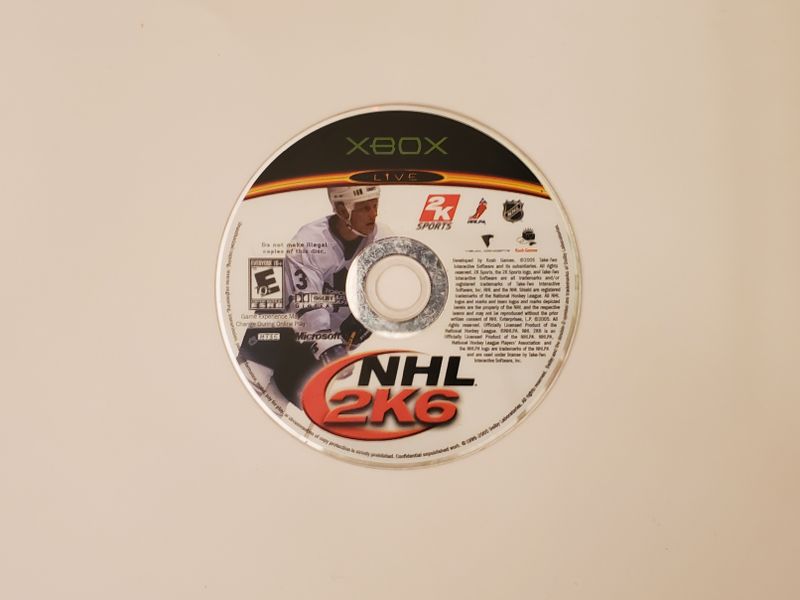 Microsoft Xbox NHL 2K6 video game