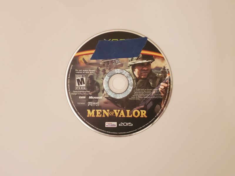 Microsoft Xbox Men of Valor video game