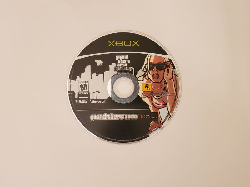 Microsoft Xbox Grand Theft Auto: San Andreas The Trilogy video game